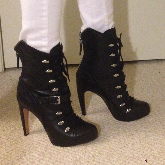 SOLD Sam Edelman Black Knox Boots Sz 6.5 NIB - Picture 4 of 4