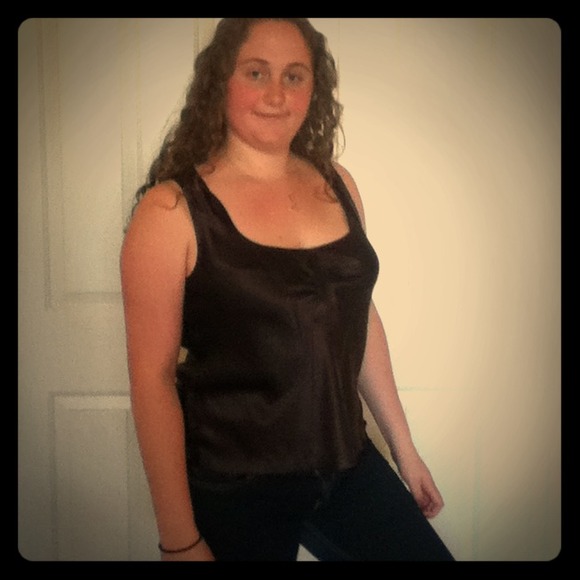 I.N.C Brown Silk Top