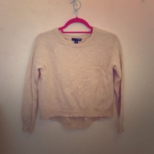 Creme cashmere sweater