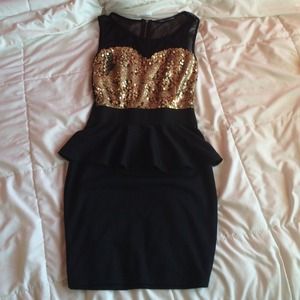 Glamorous Peplum Dress