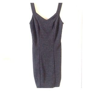 XS gray body con dress