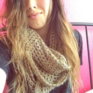 Light Brownish/Olive Endless Scarf