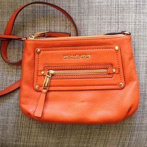 Authentic Michael Kors leather crossbody