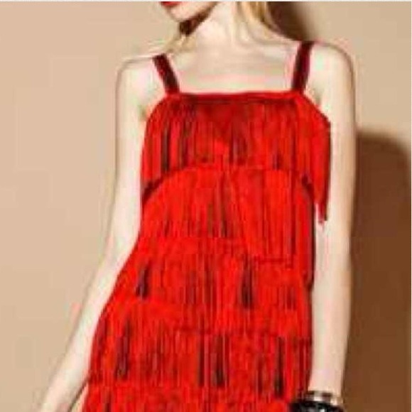 🎉HOST PICK🎉Red Fringe Flapper Dress - Picture 3 of 4