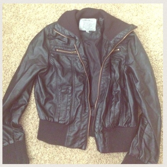 Black leather jacket :)