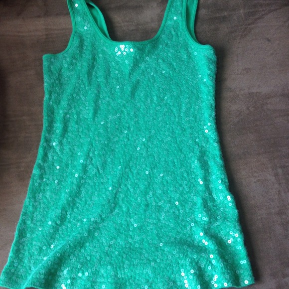 Sequin tank top