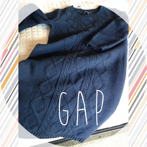 GAP Dresses & Skirts - Gap sweater dress, navy bundle as pictured