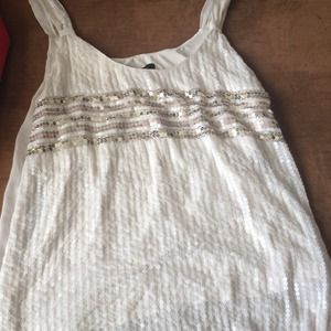 Dressy sequin tank top