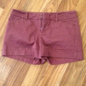 Mossimo stretch maroon shorts