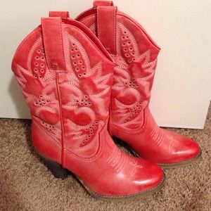 Very Volatile Red boots