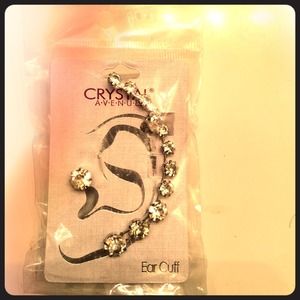 Diamond Ear Cuff w/ matching stud