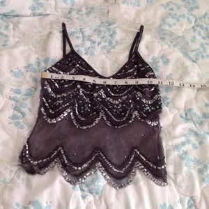 *REDUCED FROM $25* Embellished crop top