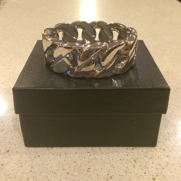 Chunky Silver Bracelet