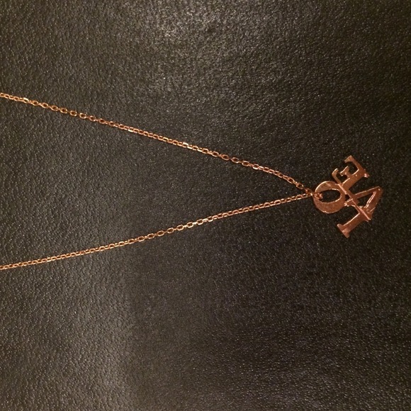 Rose Gold "LOVE" necklace