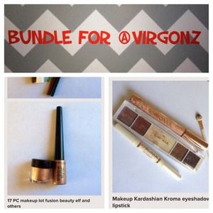 Bundle for @virgonz Kardashian makeup and 17 PC