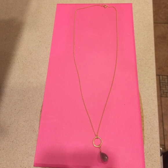 Gold and gemstone necklace