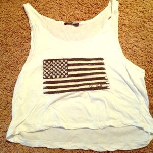 Brandy Melville Flag Tank