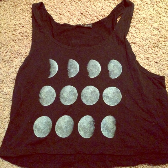 Brandy Melville Tops - Brandy Melville Black Moon Tank