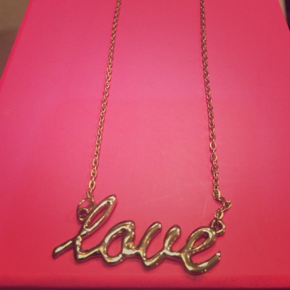 Gold "LOVE"  necklace/ninja turtle skates bundle