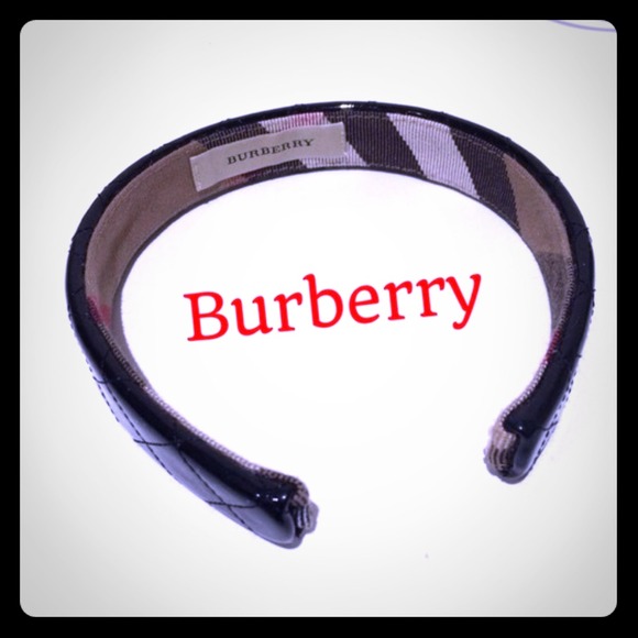 💯Burberry 🎁SALE🎁Leather Quilted Headband