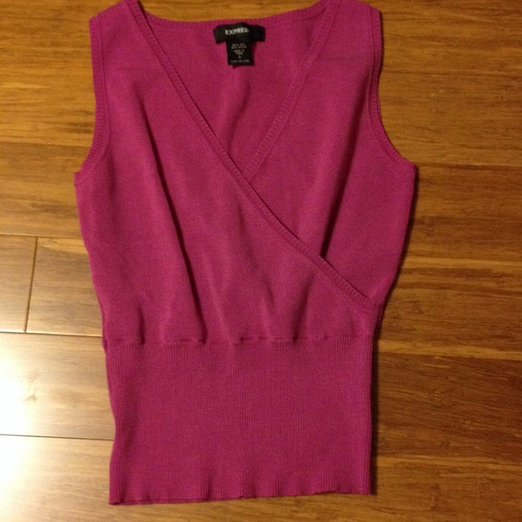 Pink Express Sweater Vest