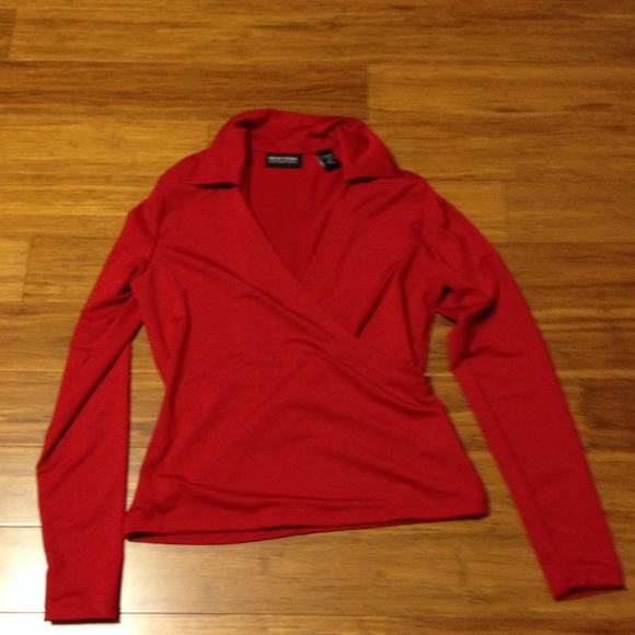 NY&C Red Fashion Top