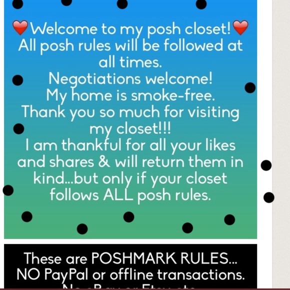 Poshmark Rules