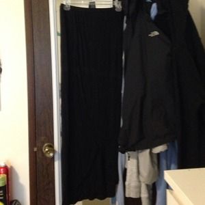 Black maxi skirt