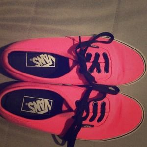 Hot pink Vans