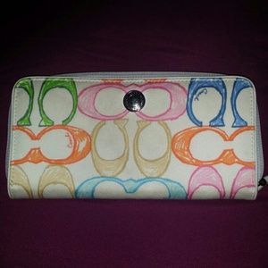 Colorful Coach wallet