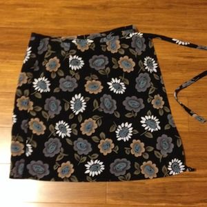 Floral Wrap Skirt