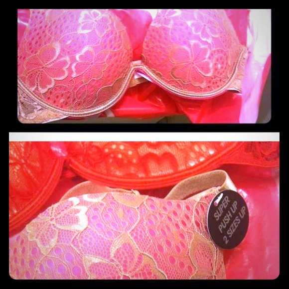 Pink bra