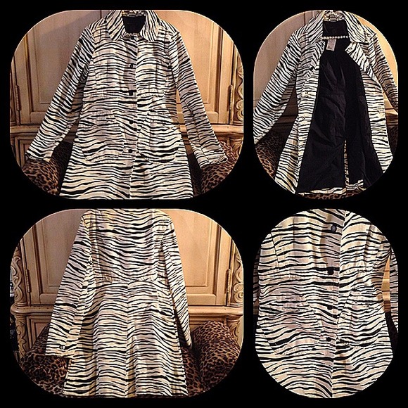 Haute Couture Marc Jacobs distressed zebra jacket - Picture 2 of 4