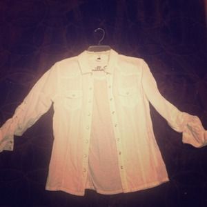 A white button up shirt