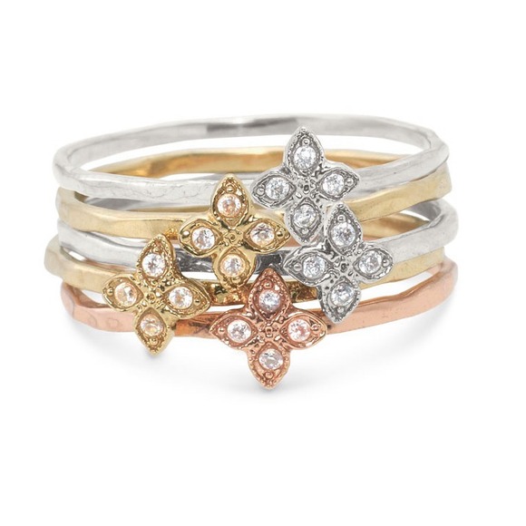 🚫sold🚫 Stella & Dot Moraley Rings - Size 8 - Picture 2 of 4