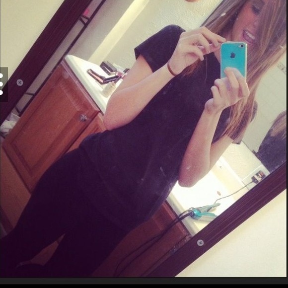 A black t-shirt