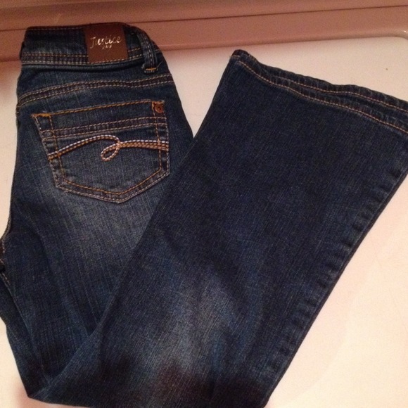 Little girl bell bottom jeans size 7/R