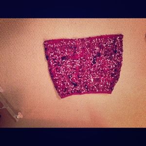 **just reduced! A sequin mini skirt worn only once