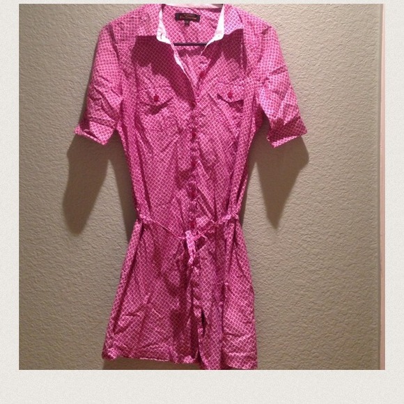 Ben Sherman shirt dress with waist tie