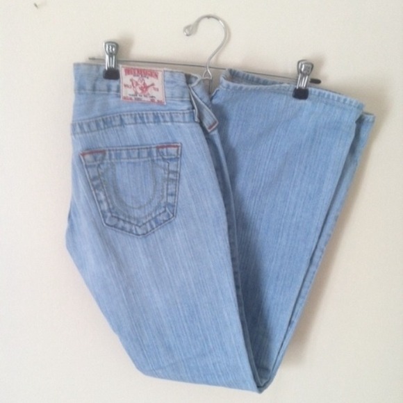 SOLD🎉🎉True Religion light wash Jeans Sz 25