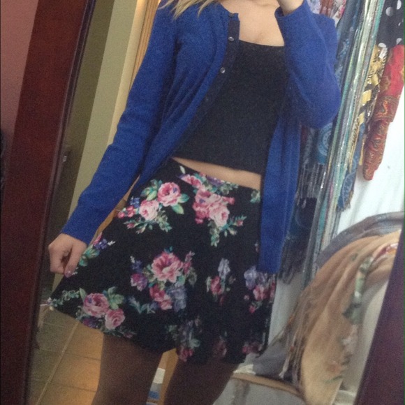 Brand new with tags! Floral skater skirt!