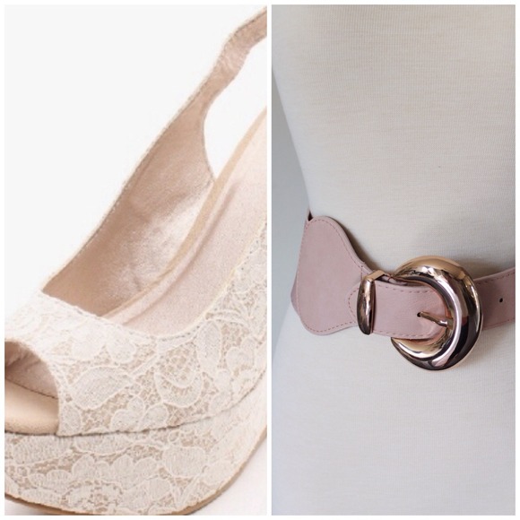 Shoes - SALE! Sweetheart Floral Lace Wedge