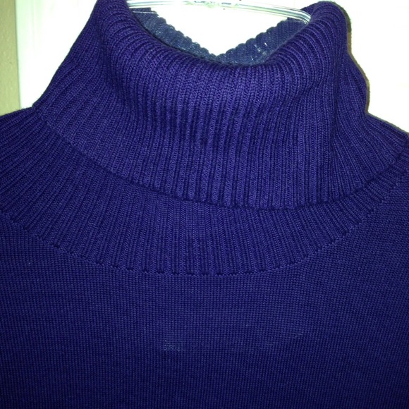 Purple Turtleneck, cotton