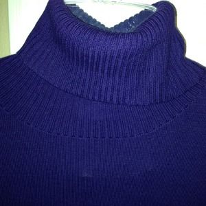 Purple Turtleneck, cotton