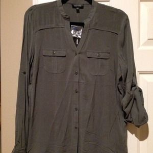 Blouse green military/olive color