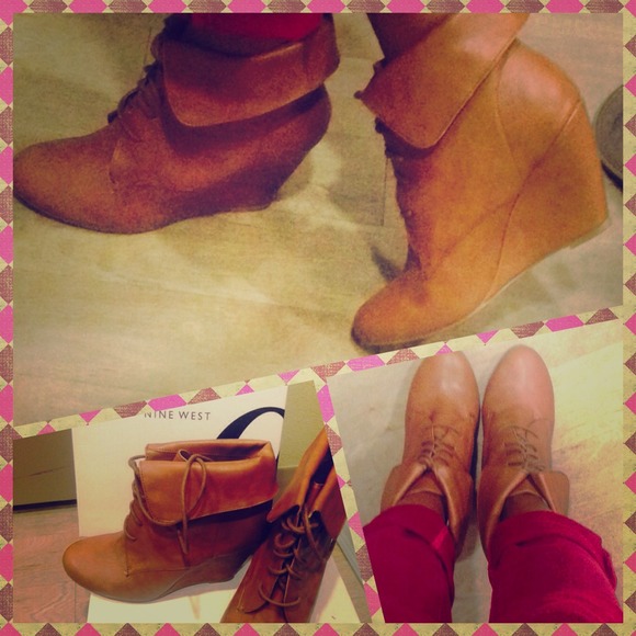 Nine West Tan Booties