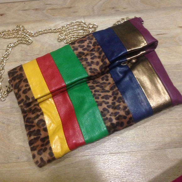 Aldo multicolor clutch/purse