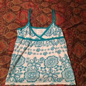 Aeropostale Blue & White Floral Tank 🎀