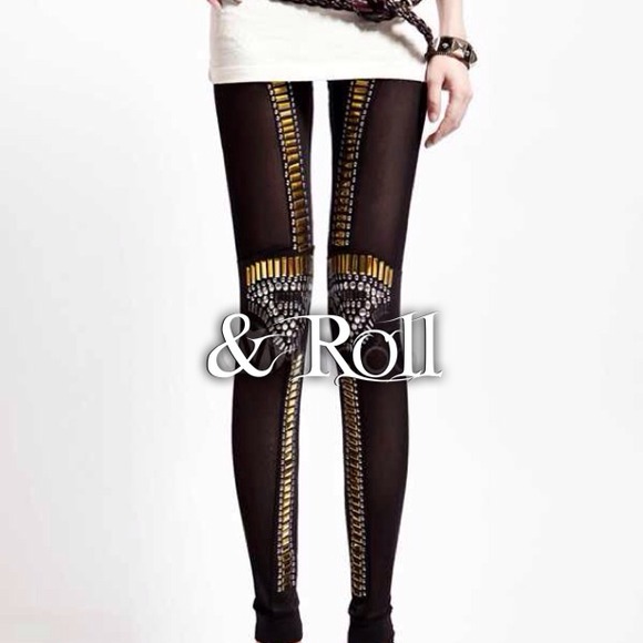 Studded Leggings - Picture 2 of 2
