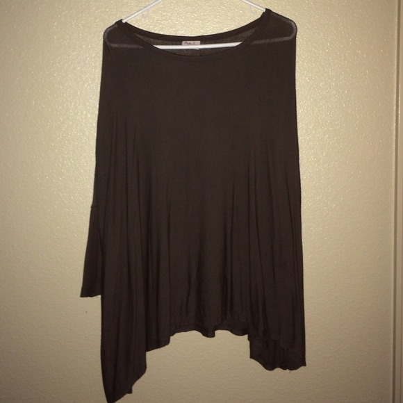 Brown oversized shirt